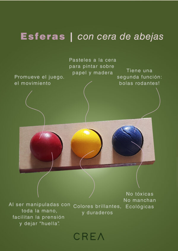 Pastas esféricas XL - 3 colores - Imagen 3